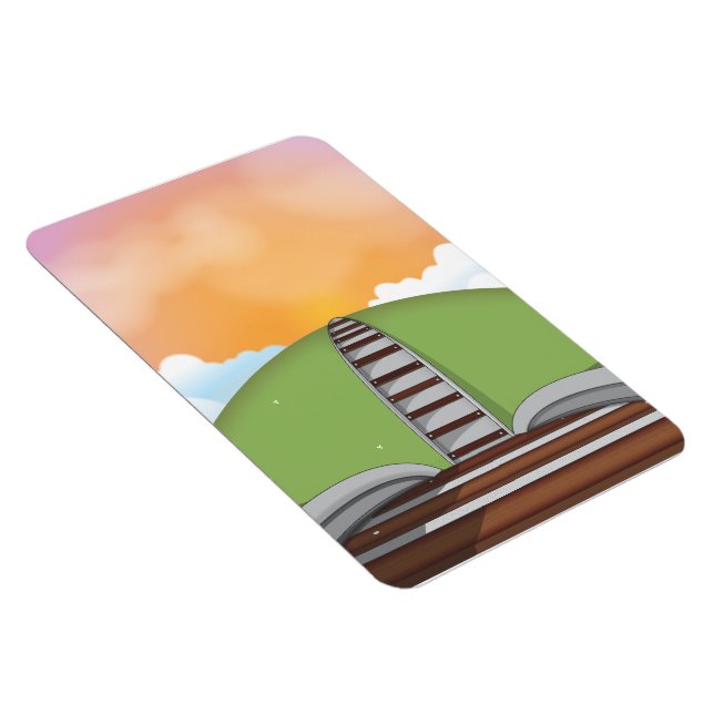 Íman Caminho de ferro (Lado Direito)