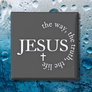 Íman Caminho de Jesus, verdade, vida João 14:6 Cruz