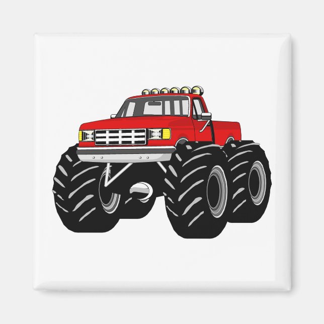 ÍMAN CAMINHO DE MONSTRO VERMELHO (Frente)