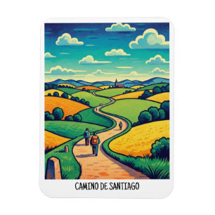 Íman Caminho de Santiago Viagem
