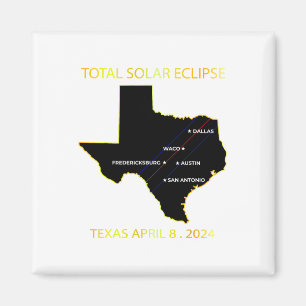 Íman Caminho Do Eclipse Solar 2024 Interative Map Texas