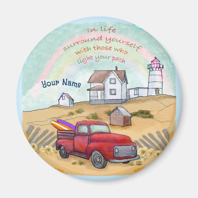 Íman Caminho do farol (Frente)