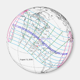 Íman Caminho Global do Eclipse Solar 2045