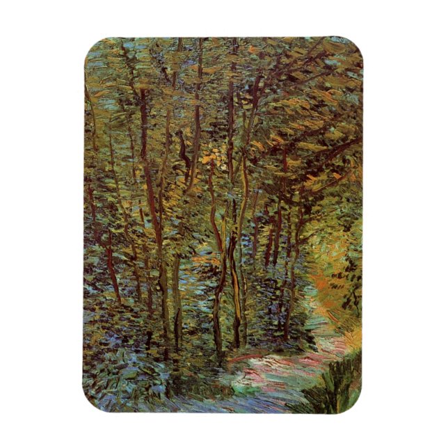 Íman Caminho na floresta por Vincent van Gogh (Vertical)