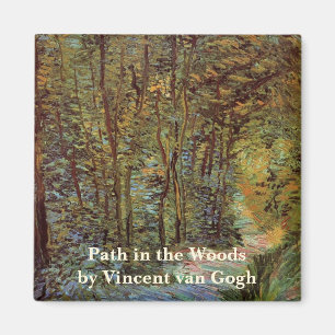 Íman Caminho no Bosque por Vincent van Gogh