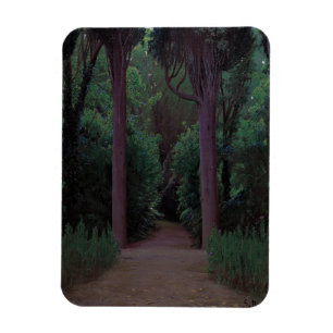 Íman Caminho num Parque (por Santiago Rusiñol)