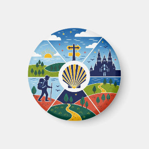Íman Camino de Santiago Hiking