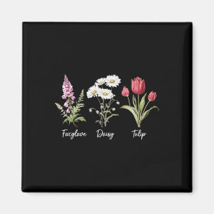 Íman Camisa Anti Trump Floral Sutil Flores Dedaleira Da