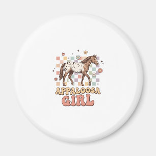 Íman Camisa Appaloosa Girl Vintage Cavalo Western Desig