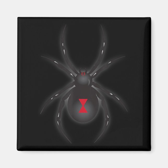 Íman Camisa Aranha Viúva Negra (Frente)