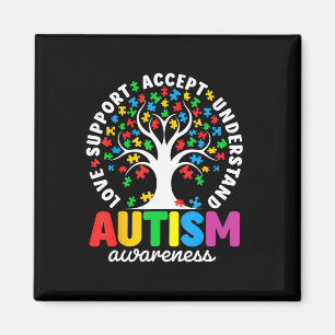 Íman Camisa Autismo Amor Aceitar Apoiar Autista Autismo