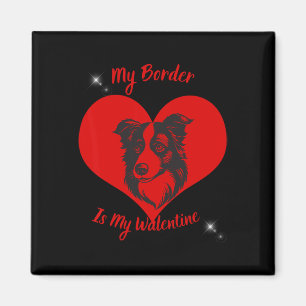 Íman Camisa Border Collie é Meu Namorado