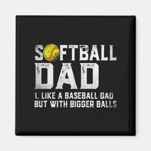 Íman Camisa D T Pai de Softbol Masculino Maior para Pai