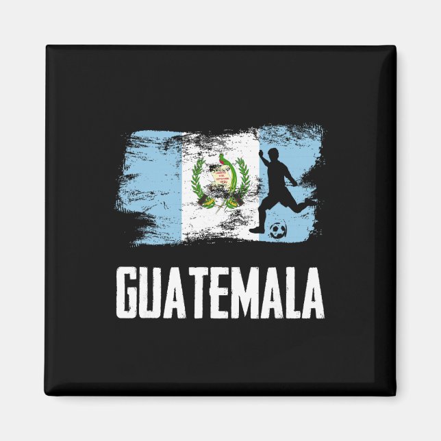 Íman Camisa da Bandeira da Guatemala Time de Futebol Gu (Frente)