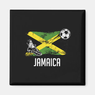 Íman Camisa da Bandeira da Jamaica Time de Futebol Jama