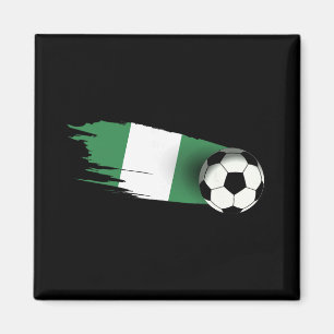Íman Camisa da bandeira da Nigéria Time de futebol nige