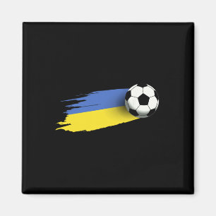 Íman Camisa da Bandeira da Ucrânia Time de Futebol Ucra