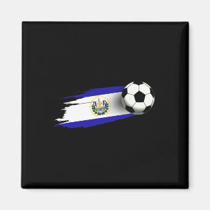 Íman Camisa da Bandeira de El Salvador Time de Futebol