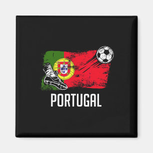 Íman Camisa da bandeira de Portugal Equipe de futebol p