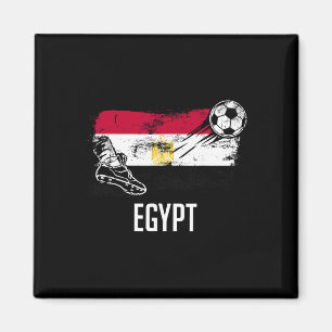 Íman Camisa da Bandeira do Egito Time de Futebol Egípci
