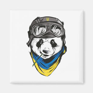 Íman Camisa da Bandeira Ucraniana Panda Ucrânia Souveni