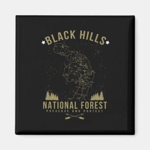 Íman Camisa da Floresta Nacional de Black Hill Dakota d