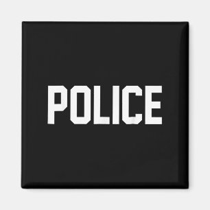 Íman Camisa Da Polícia Para O Figurino De Halloween