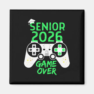 Íman Camisa da Turma de 2026 Senior Video Game Over Esc