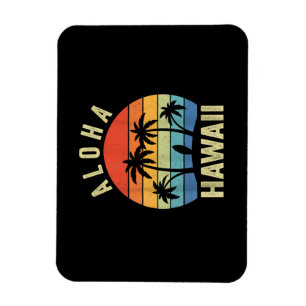 Íman Camisa das Ilhas Havaianas Aloha Havaí Praia de Su