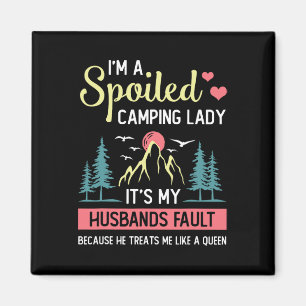Íman Camisa de Acampamento Mulheres Acampamento Férias 