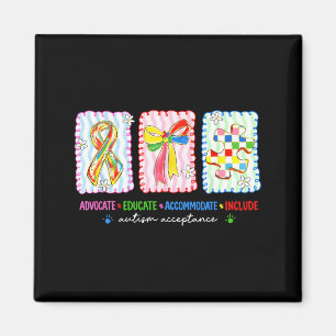 Íman Camisa de Aceitação Conscientização do Autismo Sím