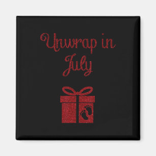 Íman Camisa de Anúncio de Gravidez de Natal Data de Nas