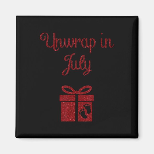 Íman Camisa de Anúncio de Gravidez de Natal Data de Nas (Frente)