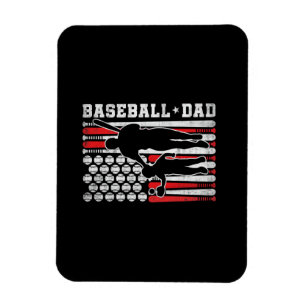 Íman Camisa de Beisebol Masculina Pai Treinador Batedor
