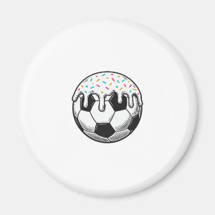 Íman Camisa de Bola de Futebol com Glacê Pingando Vinta