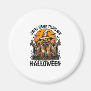 Íman Camisa de Bruxa Abóbora Espantalho Vintage Hallowe