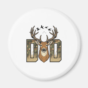 Íman Camisa de caça ao veado pai camuflagem Buck Vector