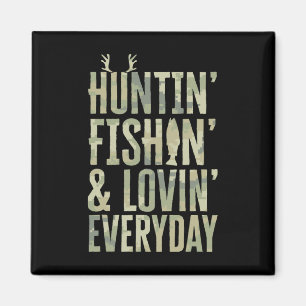 Íman Camisa de Caça Pesca Amando Todos os Dias1 