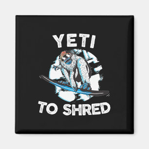 Íman Camisa De Camisa Bigfoot Snowboard Yeti Snowboard