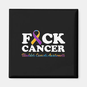 Íman Camisa de câncer conscientização do câncer de bexi