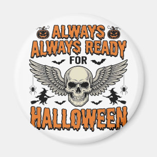 Íman Camisa de Caveira de Halloween Gravura Vintage Cit