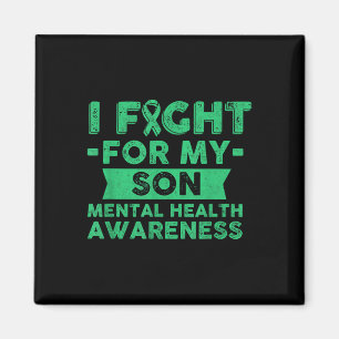 Íman Camisa De Consciência Da Saúde Mental - Eu Luto Pe