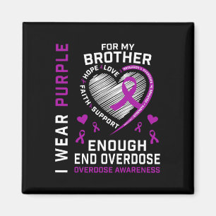 Íman Camisa de Conscientização sobre o Fim da Overdose