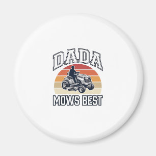 Íman Camisa de Cortador de Grama Vintage Dada Mows Best