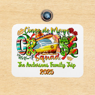 Íman Camisa de Cruzeiro Cinco De Maio Nome Personalizad