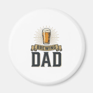 Íman Camisa de desenho de cerveja de papai cervejeiro v