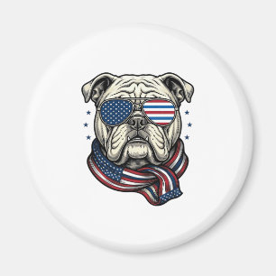 Íman Camisa de desenho de gravação vintage Patriotic Bu