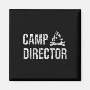 Íman Camisa de Diretor de Acampamento - Presente de Des