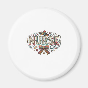 Íman Camisa de Enfermeira Festiva com Desenho de Gravur