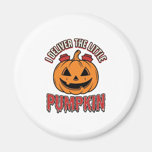 Íman Camisa de entrega de Halloween da enfermeira abóbo